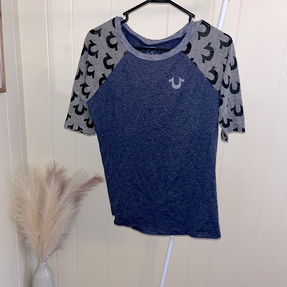 True Religion 3/4 Baseball Tee